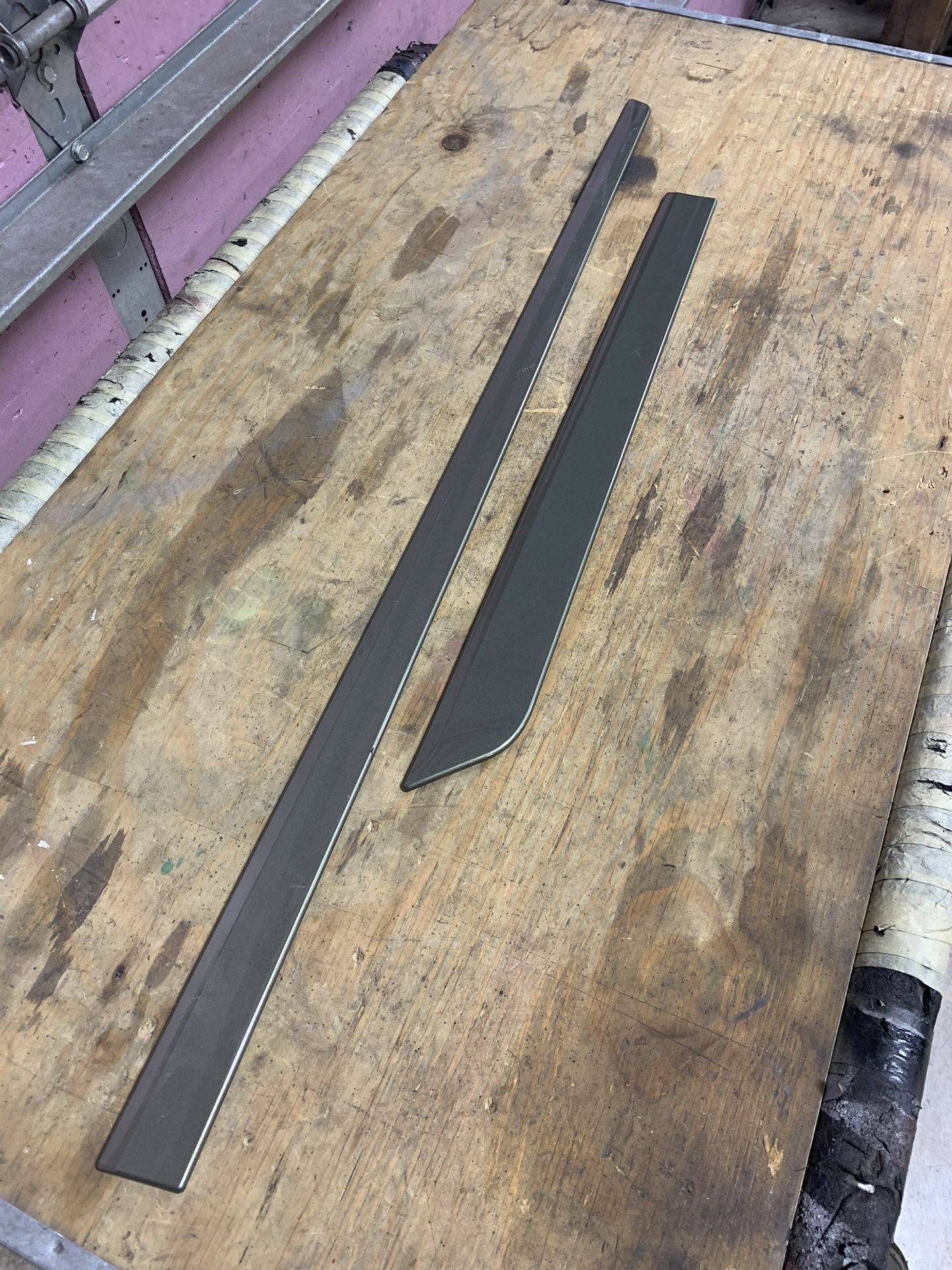 2019-2020 Subaru Forester front and rear right side door moldings OEM