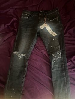 Purple jeans