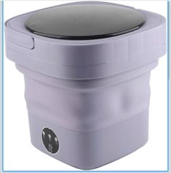 Portable Mini Washing Machine 6.5L with Spin – $20
