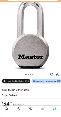 Master lock