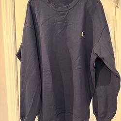 Polo Ralph Lauren Mens Sweatshirt Large / XL Dark Blue