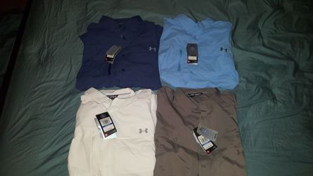 BRAND NEW UNDER ARMOUR FISHING SHIRTS
