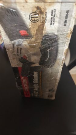 Chicago Electric Angle Grinder in Box