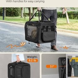 Portable Travel Dog Crate for Indoor and Outdoor Use, Dog Carrier🐶🐶🐶🐶🐶🐶