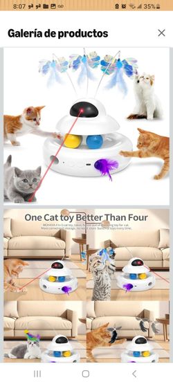 Juguete interactivo para gatos de interior