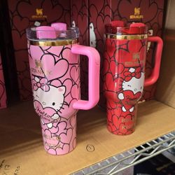 Valentine's Day Hello Kitty Stanley Cup 40oz 