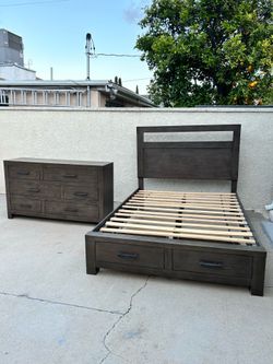 BED AND DRESSER