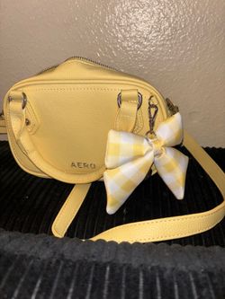 Yellow Aeropostale purse