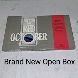 Brand New Open Box Vintage 1988 The Hunt For Red October Board Game (Is Complete Nothing Missing)