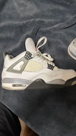 Jordan four white cement