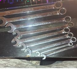 Matco Tools 9pc SAE Wrench Set 3/8-7/8 sizes are in photos