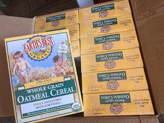 Earth’s Best Organic Whole Grain Oatmeal Cereal