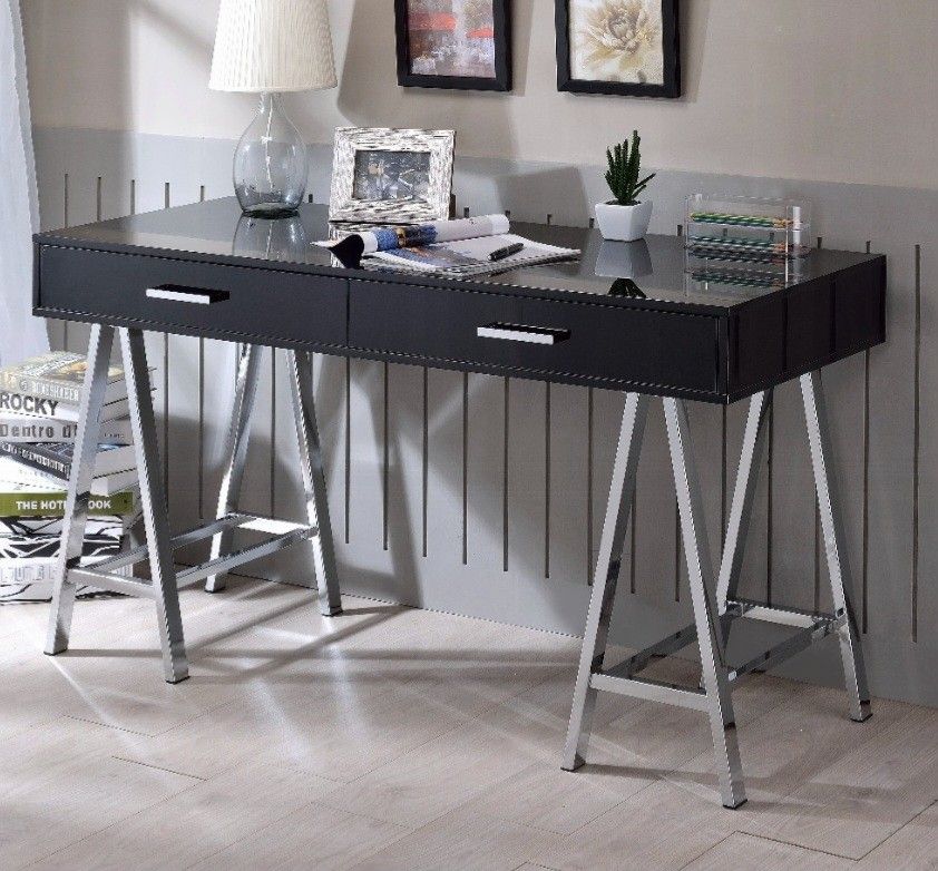 Brand New Black Modern Style Office Desk