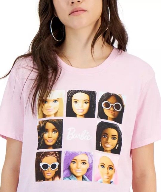 Cute Barbie Oversized Style Graphic Print T Shirt