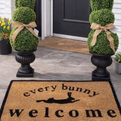 Every Bunny Welcome Coir Doormat