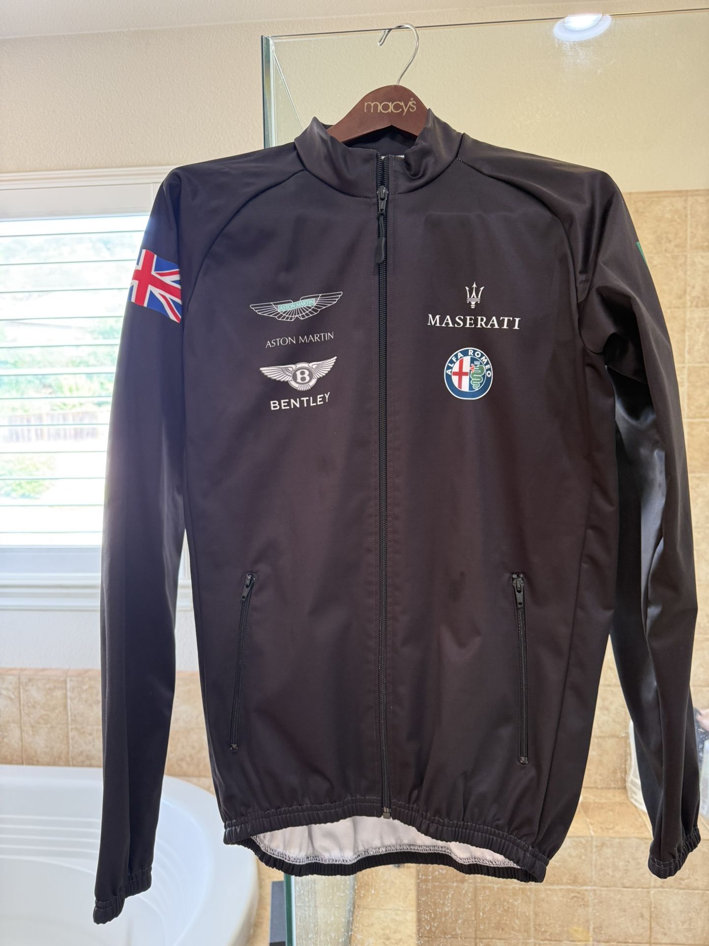 Austin, Martin, Bentley, Maserati, And Alfa Romeo Logo Jacket