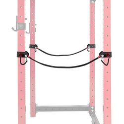 Signature Fitness SF-3 1,500 Weight Capacity 3” x 3” Power Cage Squat Rack Safety Straps Only