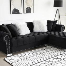 Royal black sectional￼