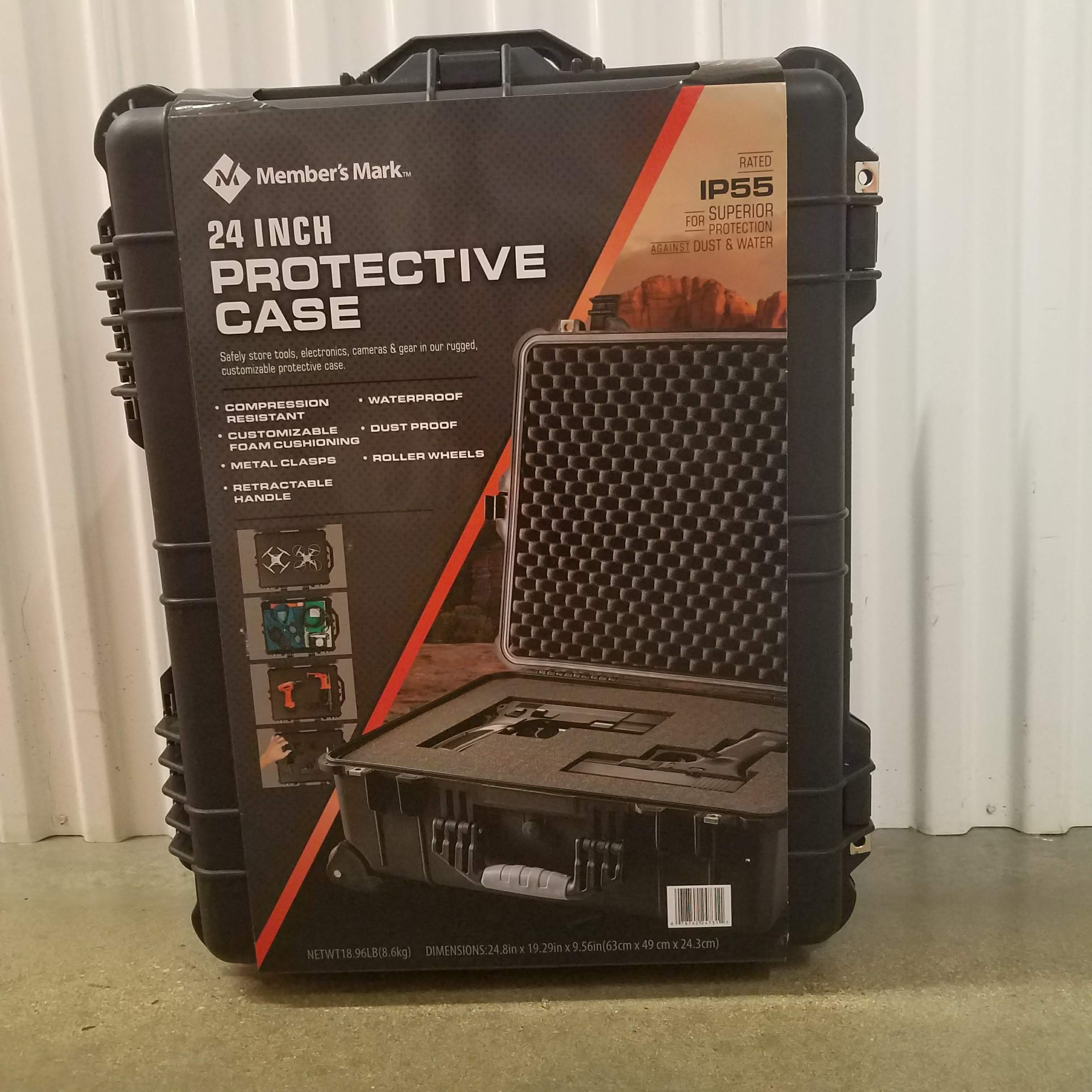Member's Mark 24" Protective Rolling Case New