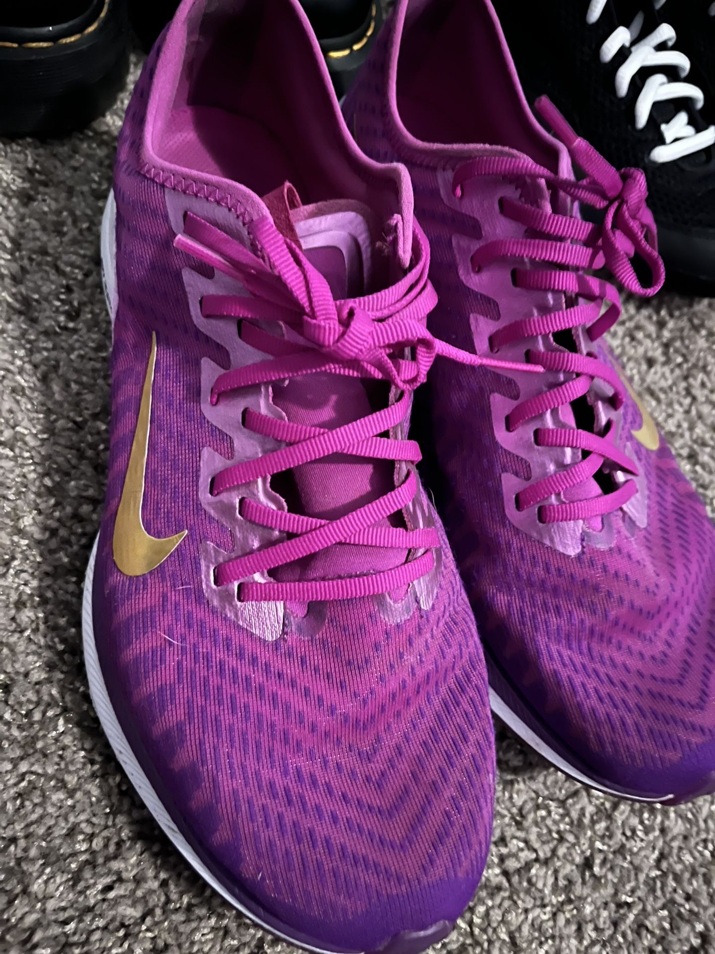 Nike Zoom Fly 3 purple running shoes #running #sneakers