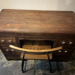 Wooden desk