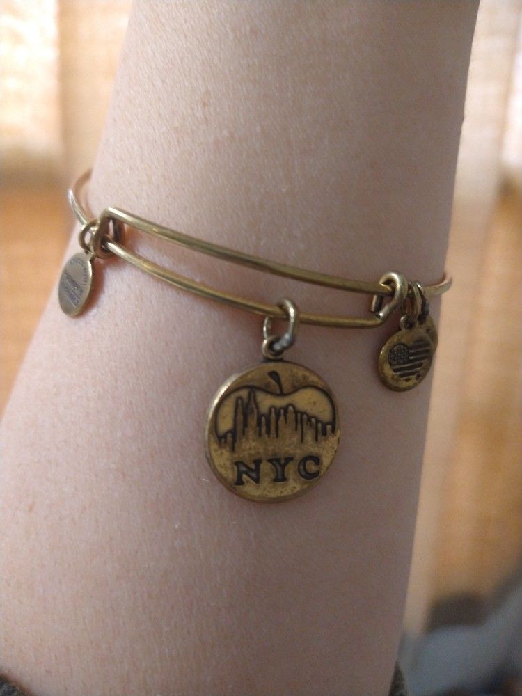 Alex And Ani NYC charm Bracelet 