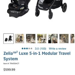 Baby Stroller And Car Travel System Zelia Luxe