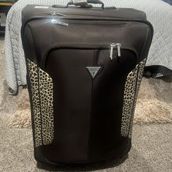 Large Guess leopard Luggage 