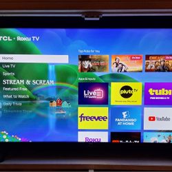 38" TCL Roku Smart TV