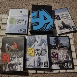 Snowboard Addiction Instructional Video Lot oop dvd rare out of print ski jumping