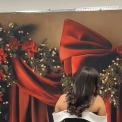 Black Dress White Bow 