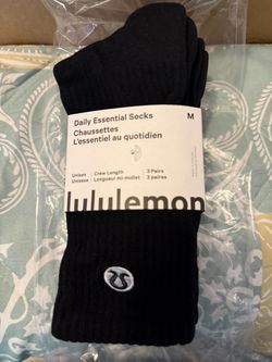 Lululemon Daily Essential Crew Socks 3-Pack