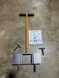 Manual Lawn Coring Aerator Tool Pulling Plugs Collect Box Compacted Soil Improve Garden Yard Loosening Grass Aeration, 4 Replaceable Tines  📍 3749 Sc