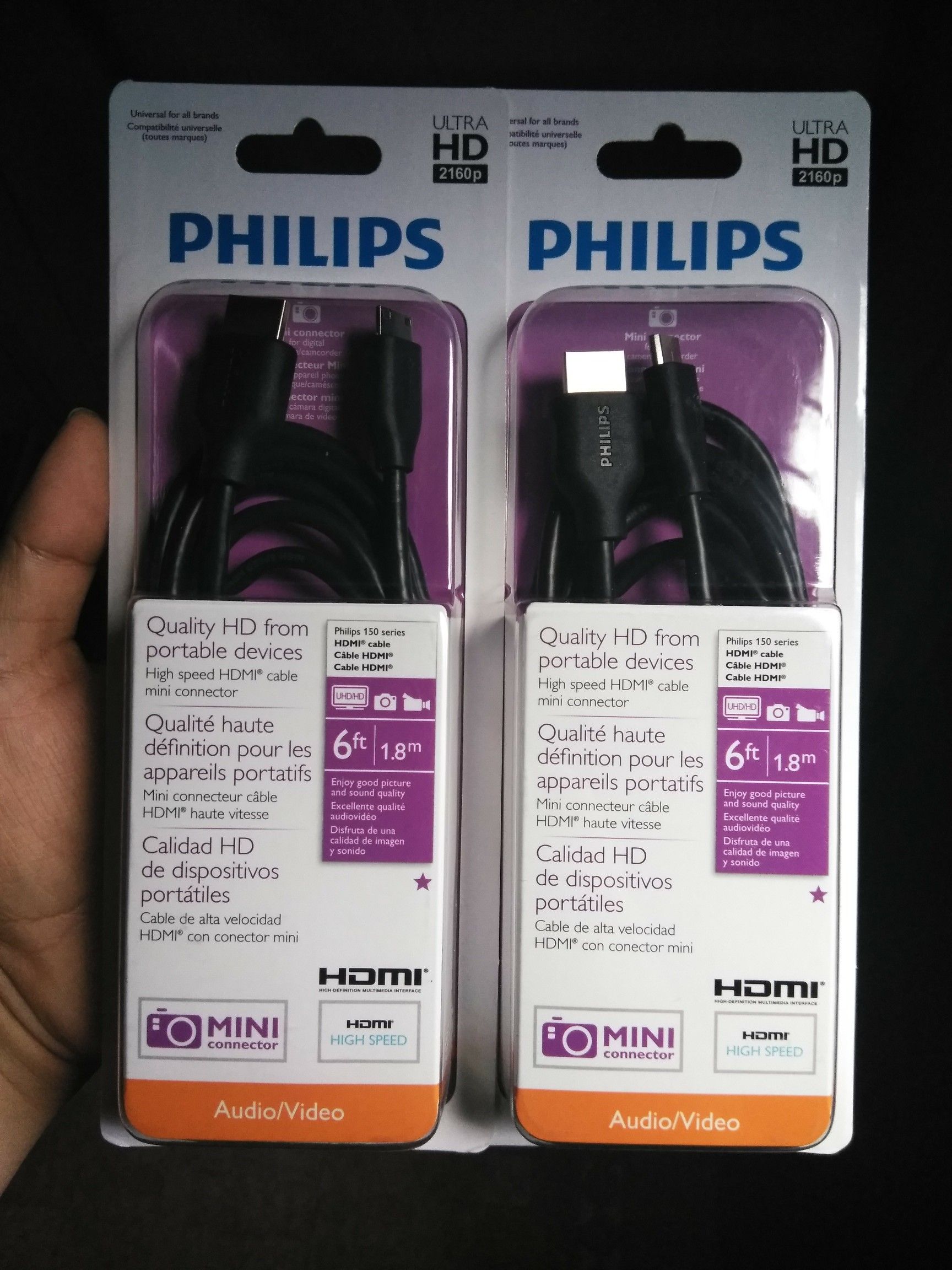 Mini HDMI to HDMI cable