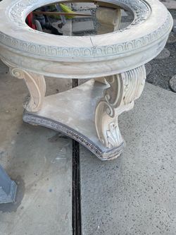Driftwood white wash solid wood- glass table 30 inches high/ glass top - 64 inches wide dining table