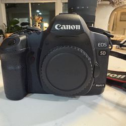 Canon EOS 5D Mark II - with lens/battery grip