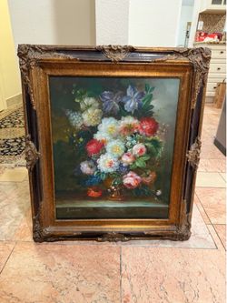 Flowers oil painting