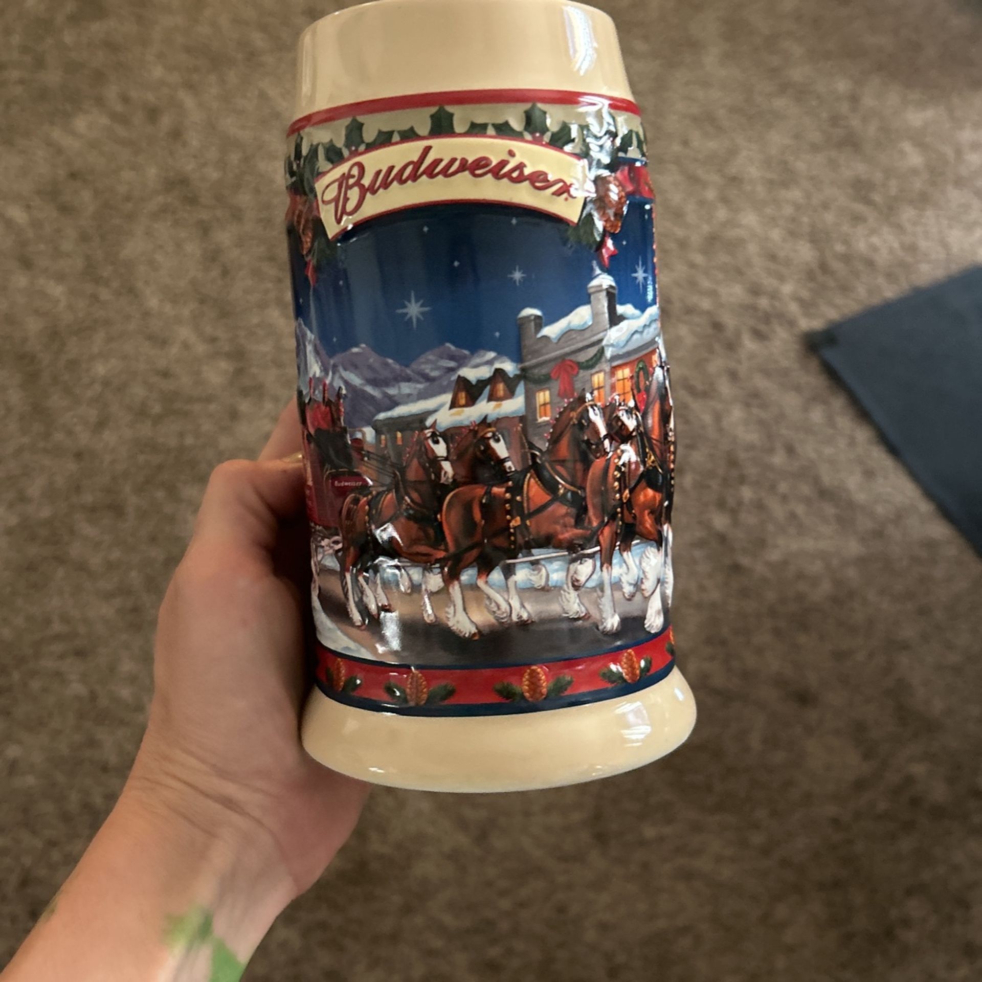 Budweiser Christmas Mug