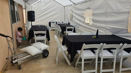 Sillas de resina mesas carpas jumper