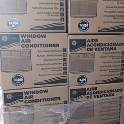 14000btu Windows Ac By GE WiFi Smart.  Complete Set With Bracket And Remote Inc.  Brand New 
