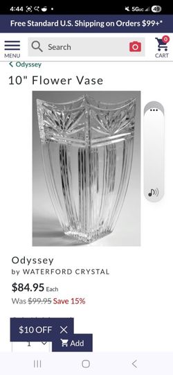 VASE * CRYSTAL * WATERFORD