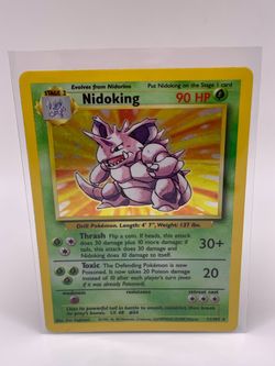 Original 1999 holographic Nidoking