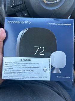 Smart Thermostat Premium with Smart Sensor and Air Quality Monitor Wifi Works with Siri, Alexa, Google Assistant