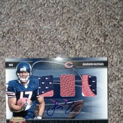 Joaquin Lglesias Autograph And Game-used Card 17/25