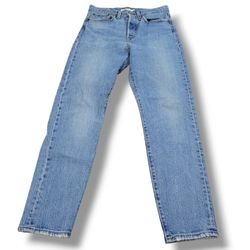 Levi's Jeans Size 27 W27"xL27" Levi's Premium Wedgie Jeans Button Fly Jeans Blue Denim Pants Measurements In Description 