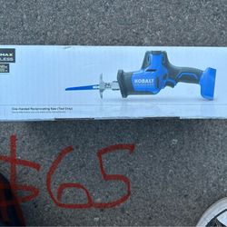 Kobalt 24 Volt Max One-Handed Reciprocating Saw (Tool Only)