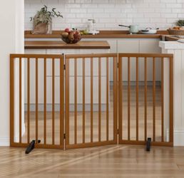 Dog Gate for Stairs,Foldable Dog Gate for Indoor Doorways 32 inches high