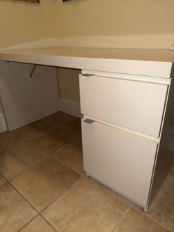 IKEA large white desk