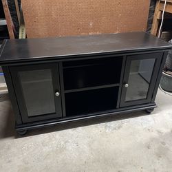 50”x18”x27” Black Entertainment Center
