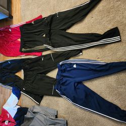 Adidas And Puma Soccer Jackets And Pants Warm Ups Trainers